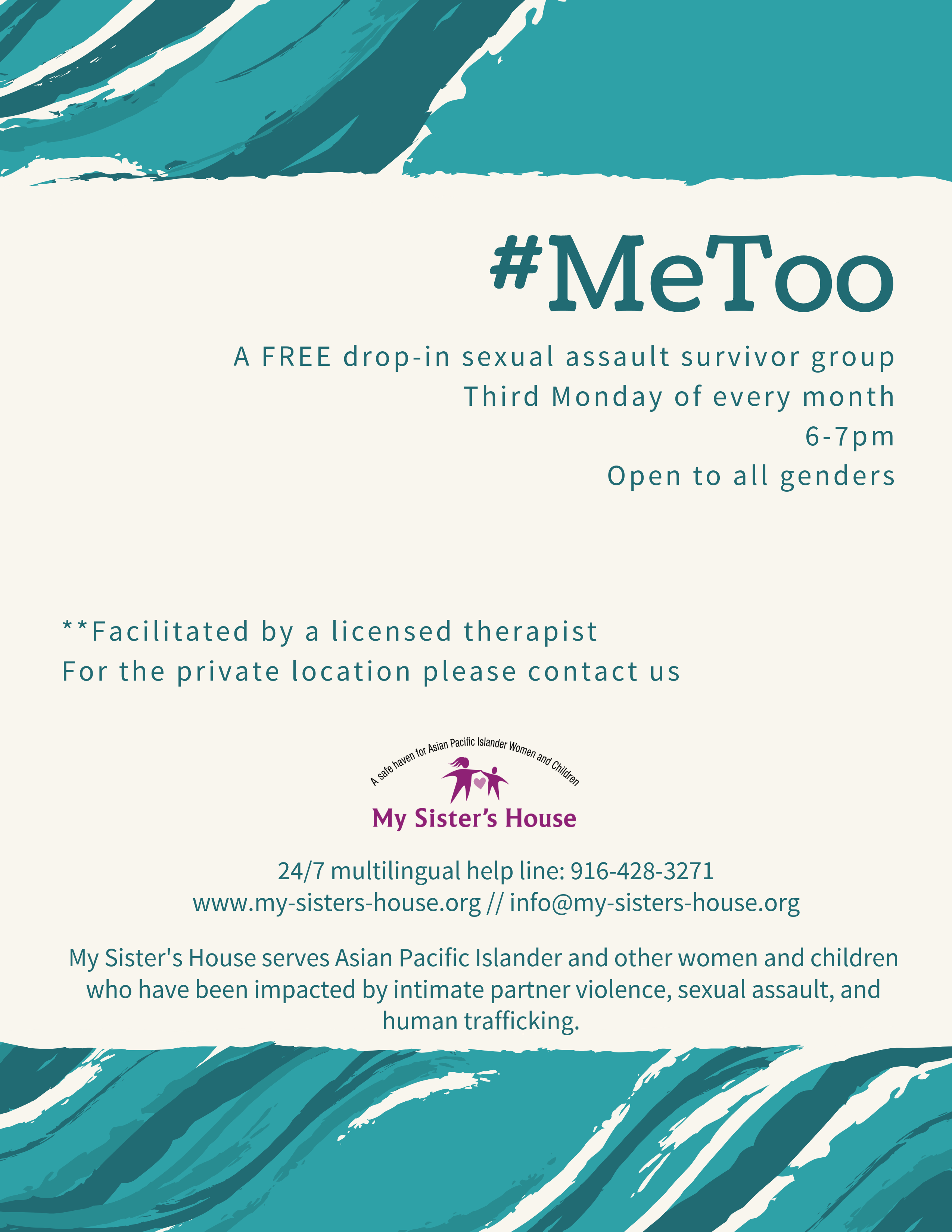 Metoo Sexual Assault Survivors Support Group My Sister S House